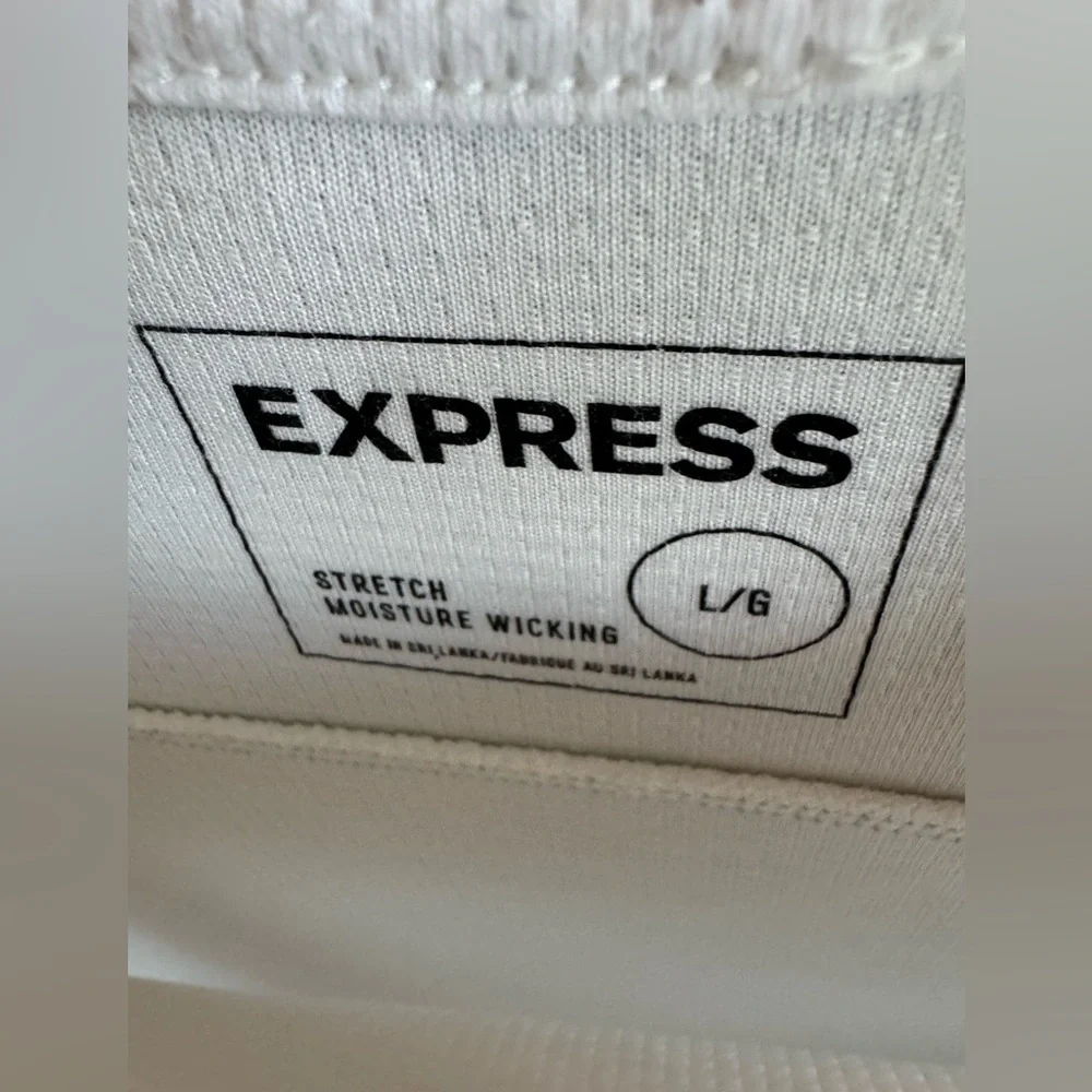 Express White Crewneck Sweater